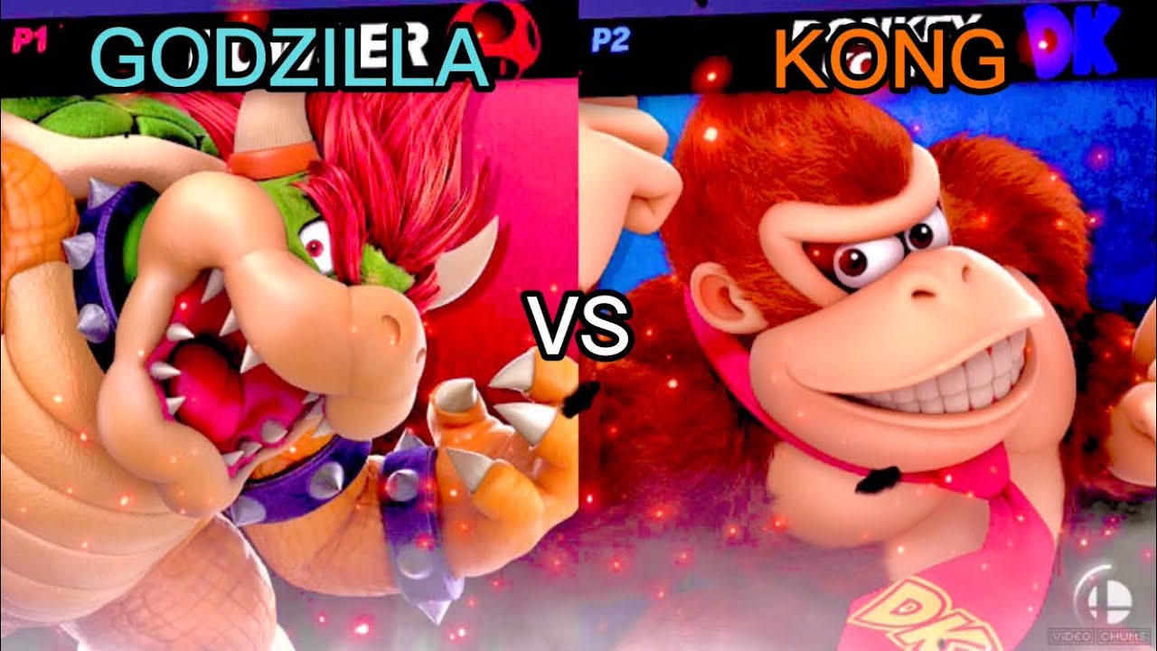 Bowser VS DK: Godzilla Vs Kong Trailer Parody (A SSBU Machinima Trailer)