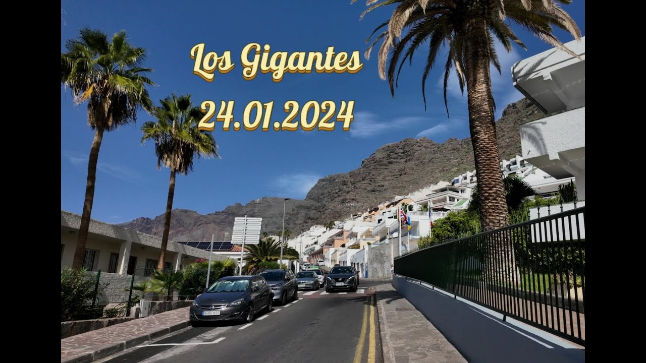 Los Gigantes 🌴 Tenerife ✈ Spain 24.01.2024 (DJI Osmo Pocket 3)