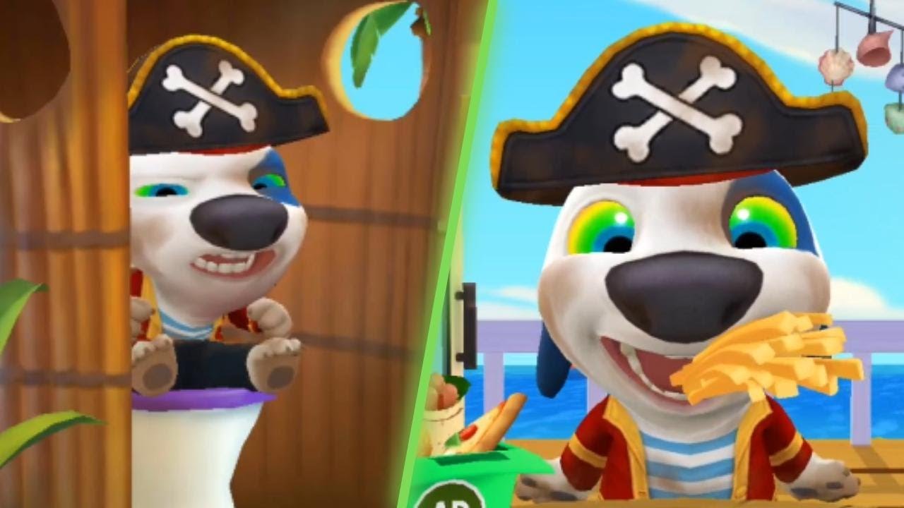 My Talking Hank PIRATE Hank Pooping and Eating - Funny Things