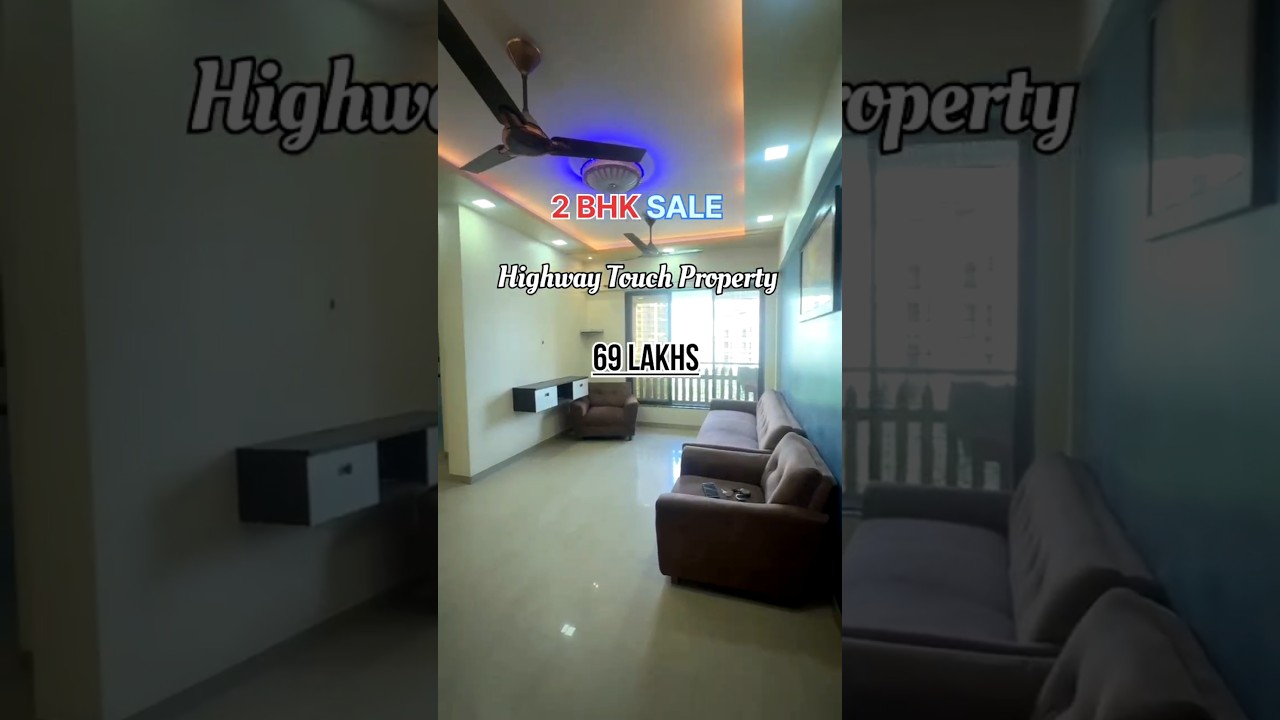 69 LAKHS 🔥 2 BHK Highway Touch Property in Thane west ghodbunder road 📍#explore #primeproperty