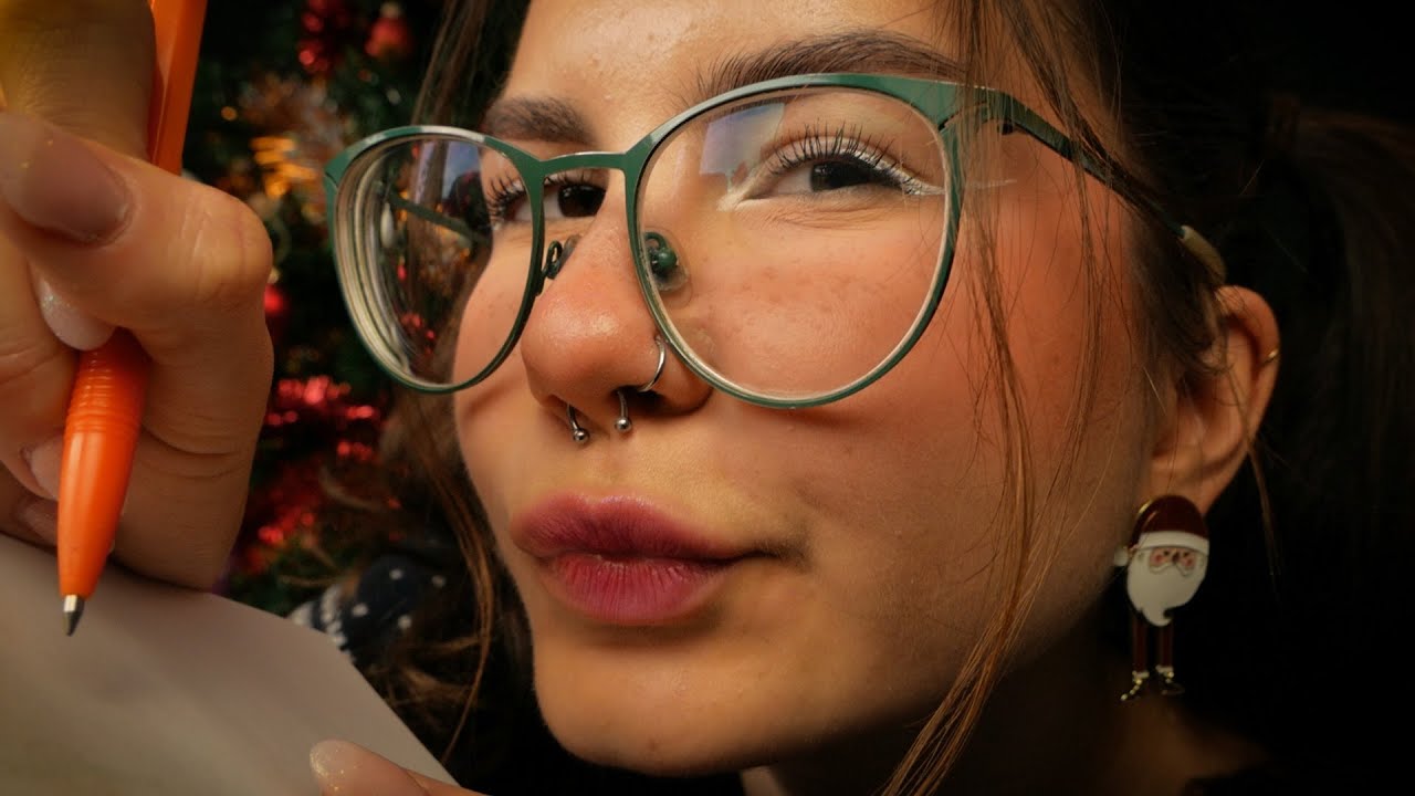 ASMR ROLEPLAY świąteczny elf spisuje Twoje najskrytsze marzenia! 🧝🏻🎁 up-close, bliski szept, pisanie