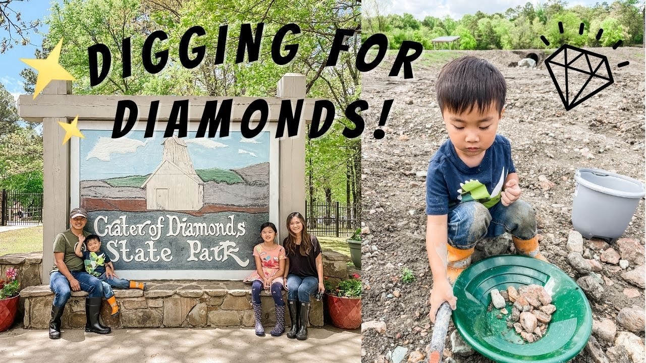 Digging for Diamonds at Crater of Diamonds State Park in Arkansas