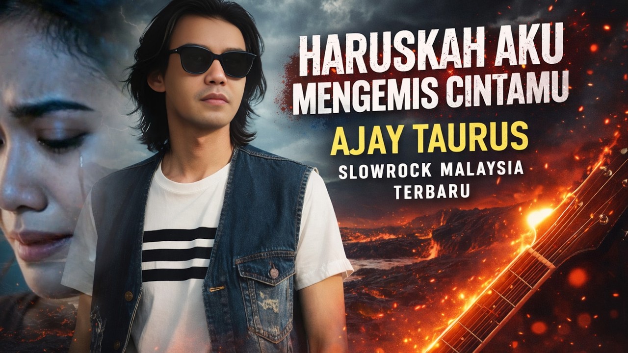 HARUSKAH AKU MENGEMIS CINTAMU II Lagu Sedih Slow Rock Malaysia Paling Menyentuh Hati II AJAY TAURUS