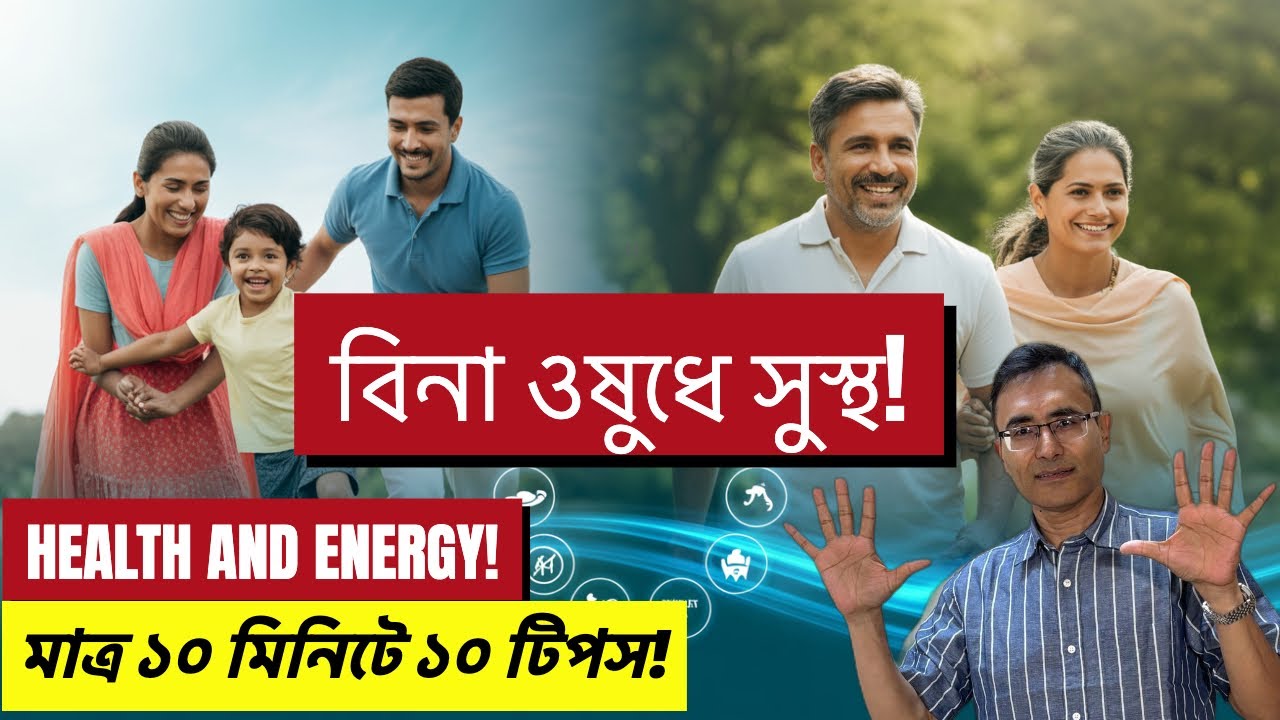 ৪টির বেশি ওষুধ খান? বিনা ওষুধে সুস্থ থাকার 10→1 নিয়ম জানুন এখনই!