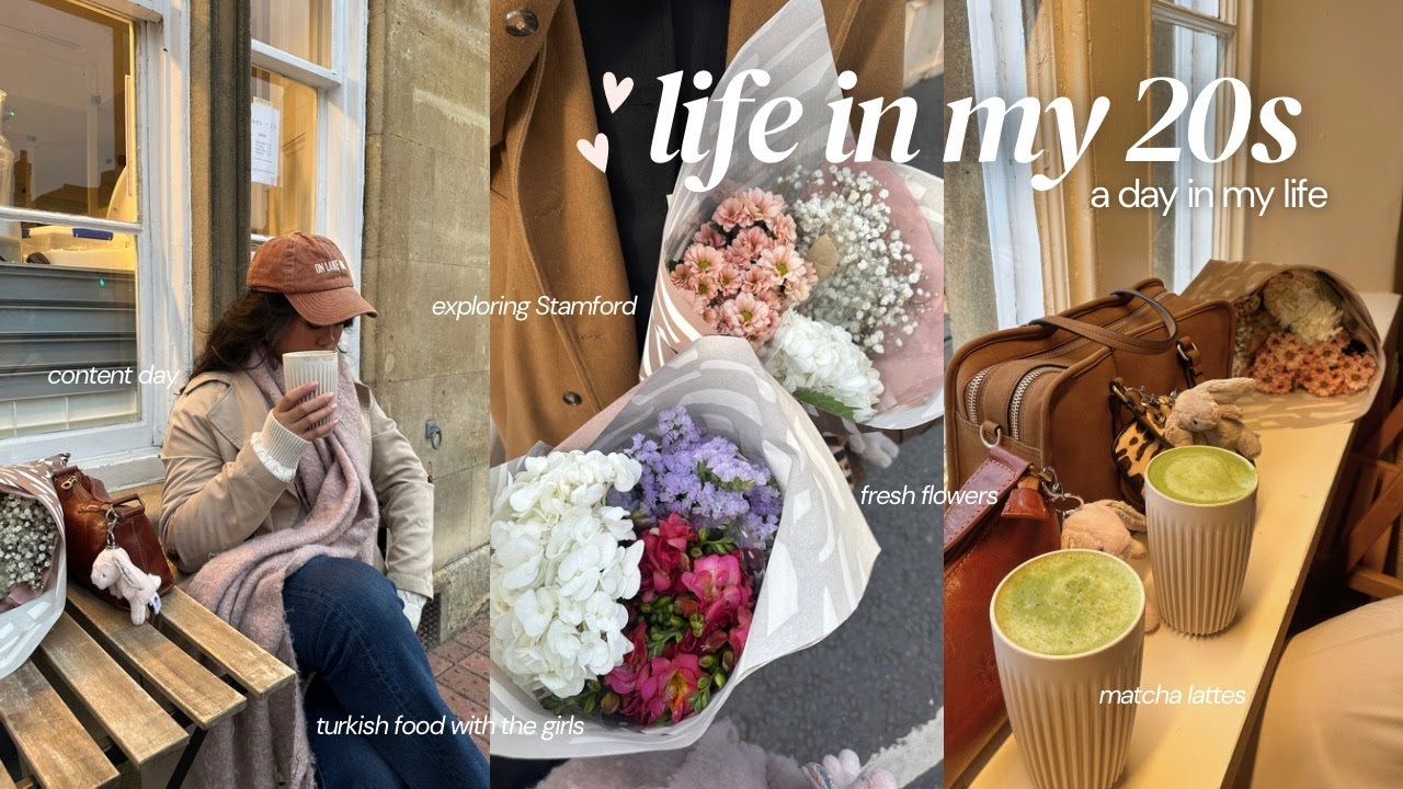 day in my life 🧸🎀🌲 exploring stamford, content day + dinner with the girls