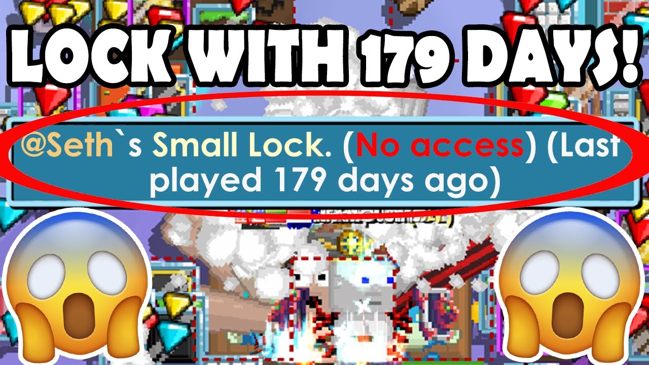 BREAKING *179 DAYS LOCKS* (Rare Names) || Growtopia