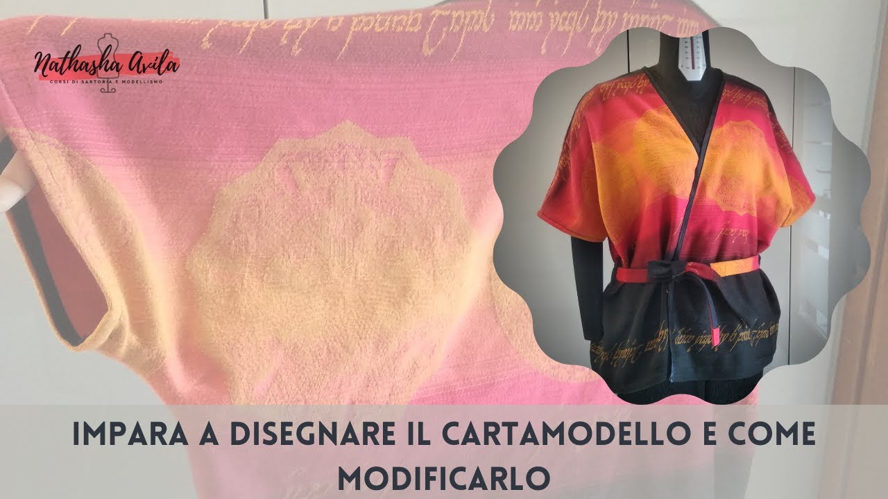 Cartamodello kimono veloce e semplice + confezione --Istruzioni da stampare-- adatto a tutte!
