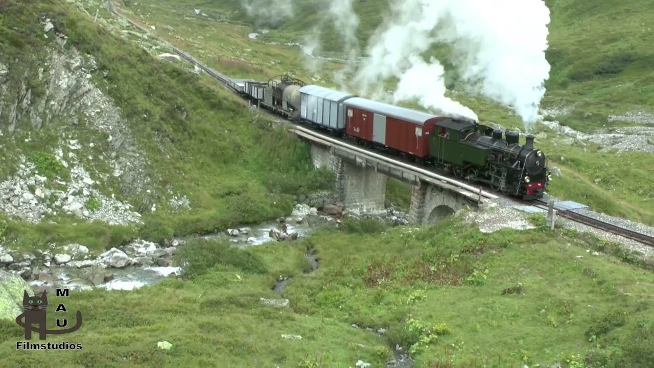 2021 08, 30+31 Dampfbahn Furka Bergstrecke: Teil 1: Güterverkehr mit HG 4/4 No. 704