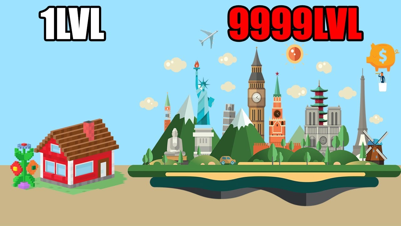 Idle Landmark, MAX LEVEL Buildings Evolution