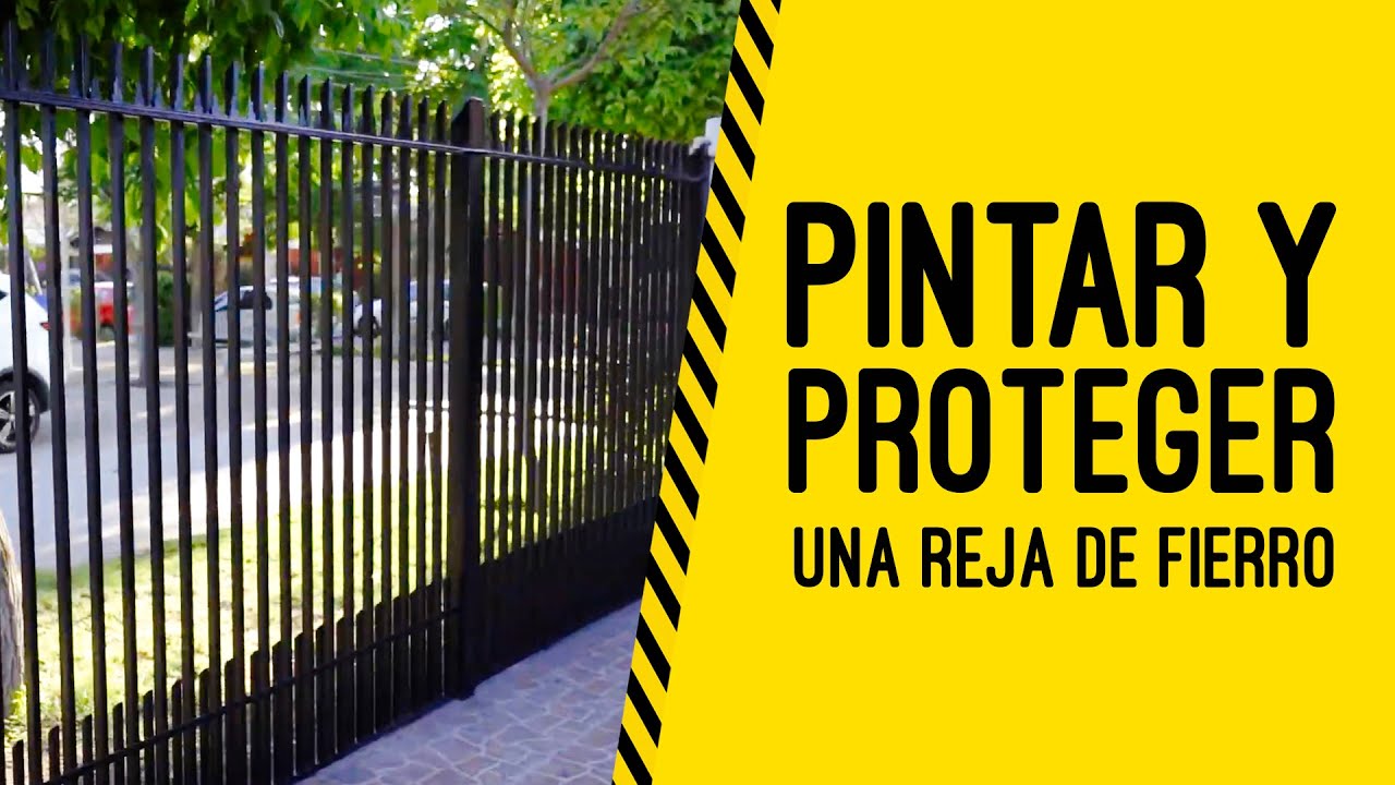 C&oacute;mo pintar y proteger una reja de fierro