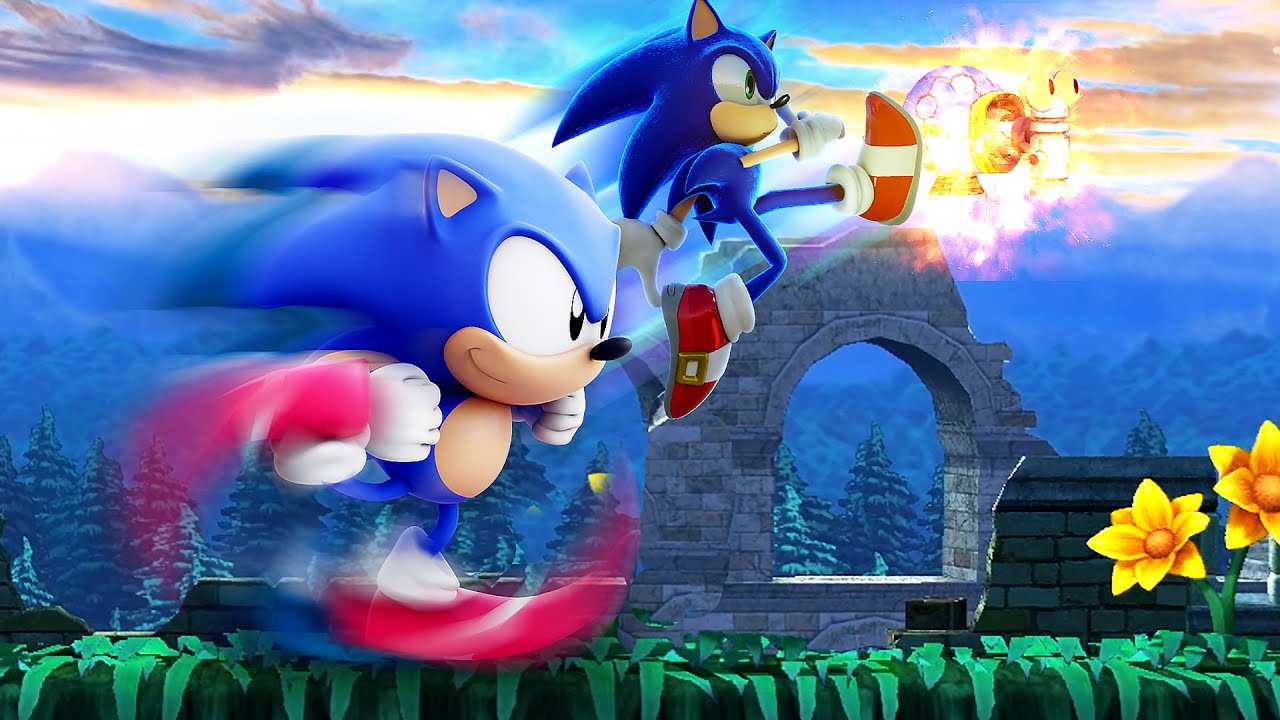 When Modern Sonic & Classic Sonic Team Up...