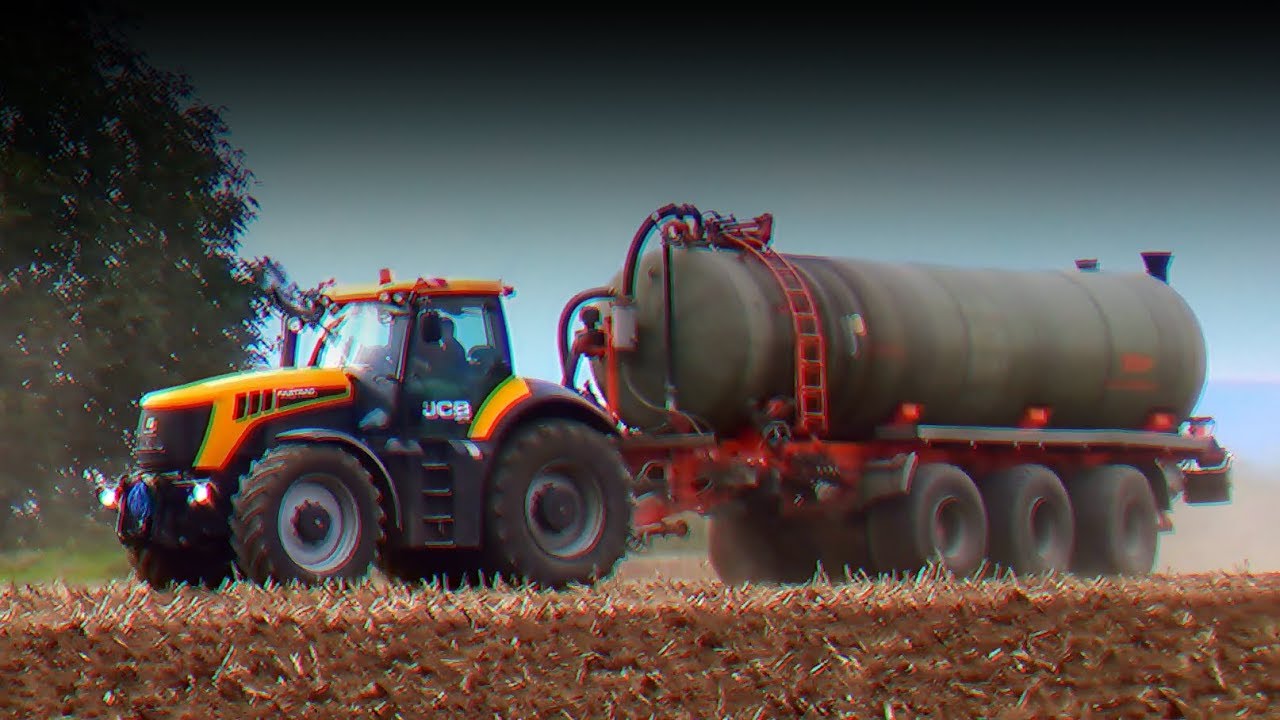 Massey Ferguson 8690 + Samson PG & 2x JCB Fastrac 8310 - Slurry Injection/Gülle Ausbringung 2016