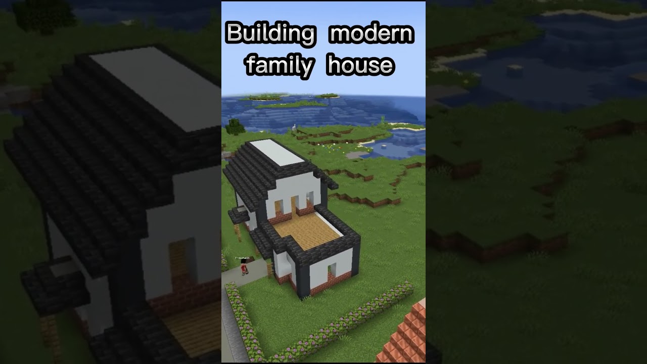 Building a modern family house timelapse