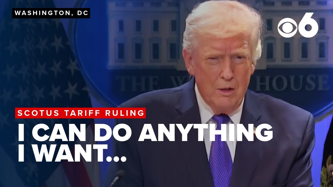 President Trump angry at Supreme Court over tariff ruling