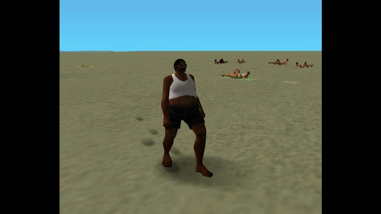 GTA VC Ped Quotes - Black Fat Old Beach Guy