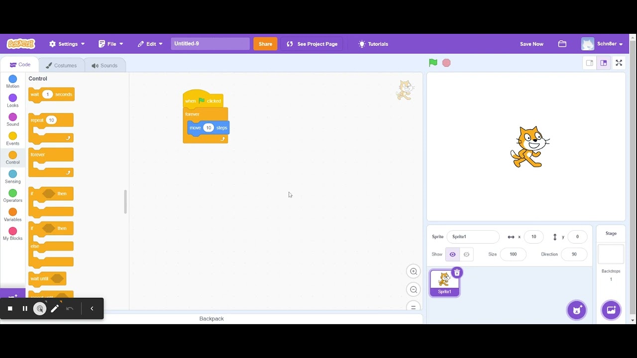 Basic Scratch Introduction