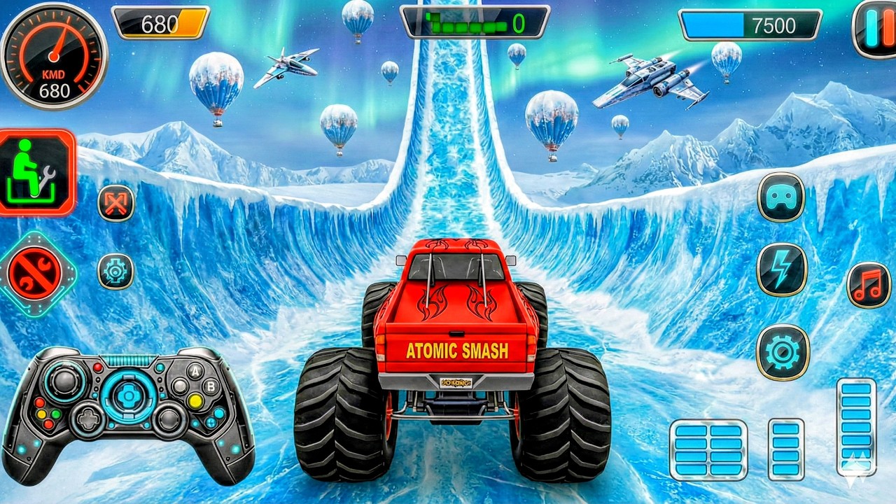 Monster Truck Goes CRAZY 💥 | Extreme Stunts & Mega Ramp Racing