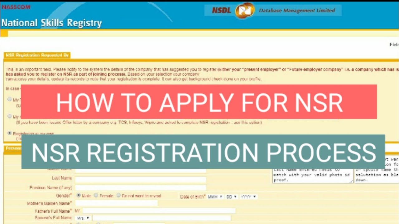 How To Apply For NSR | National Skill Registry | NSR Registration| #NSR #ECARD | #ITPIN | Grstalks