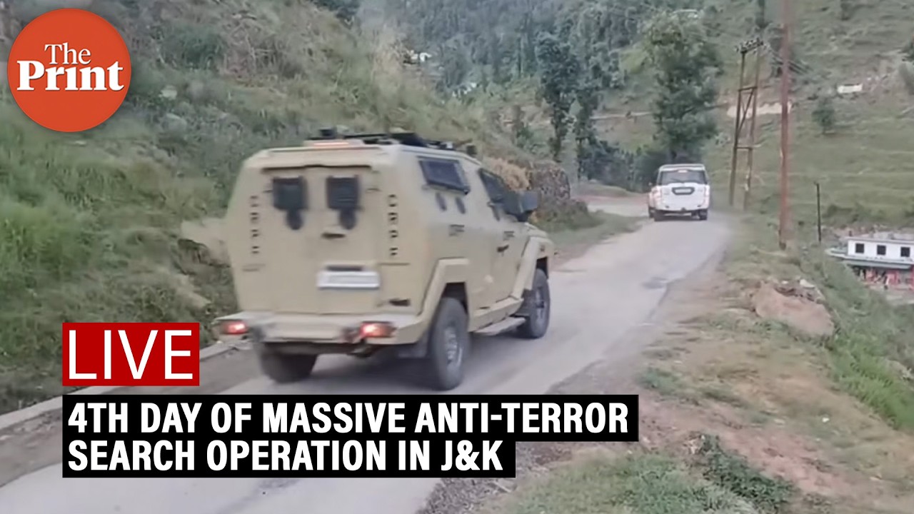 LIVE: Massive anti-terror search operation continues for 4th day in J &K