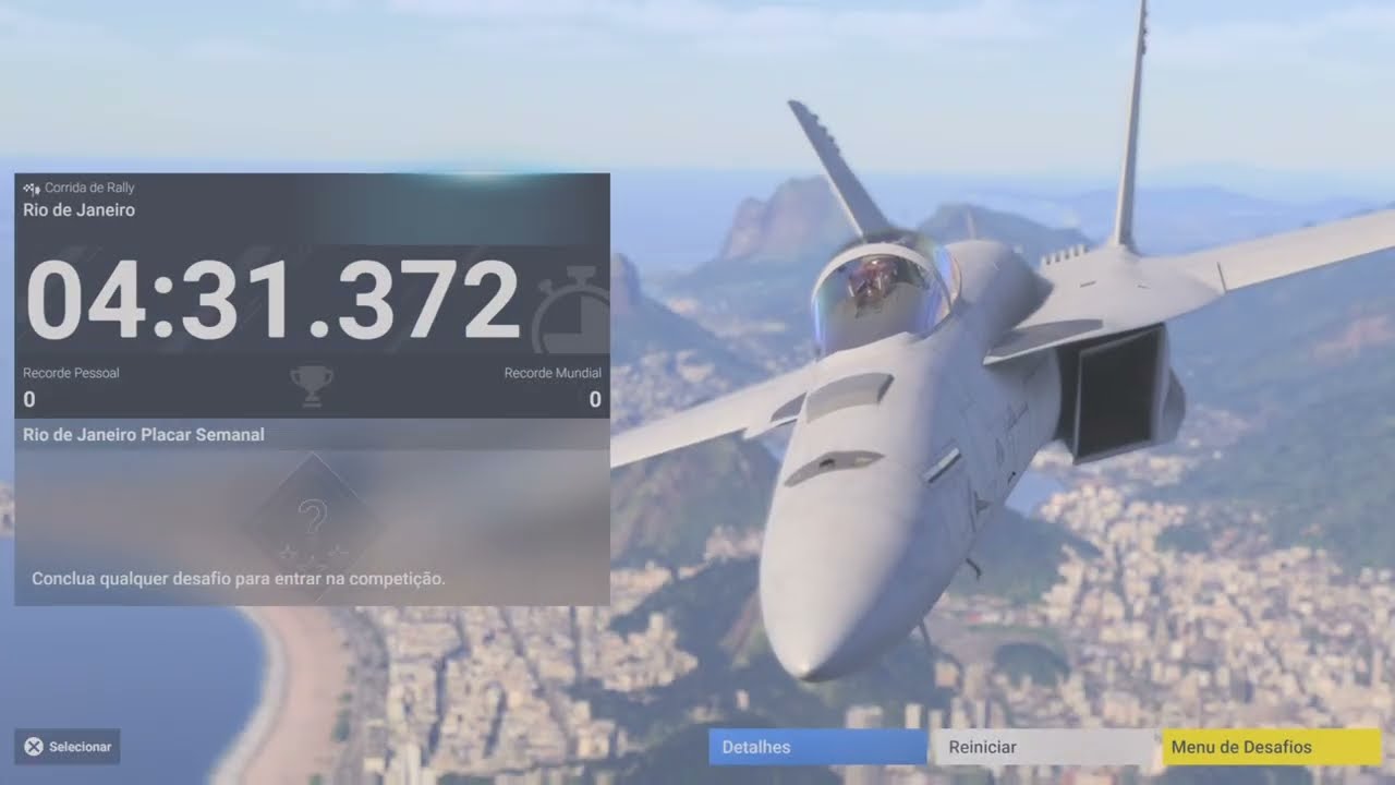 Flight Simulator 2024 - MSFS24 - LIGA DE DESAFIO - MISSÃO CORRIDA DE RALLY - RIO DE JANEIRO
