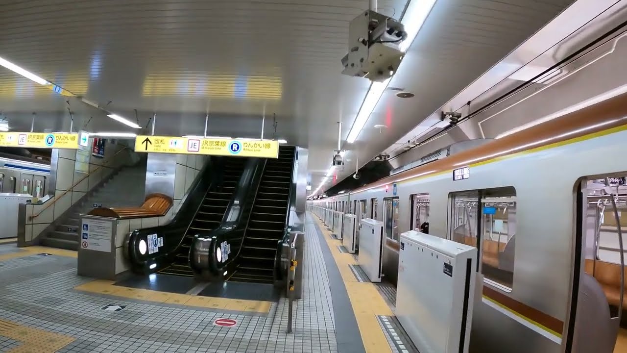 Shin-Kiba Station Y24 Walk | Tokyo Metro Yurakucho Line Exploration | Japan 4K ASMR