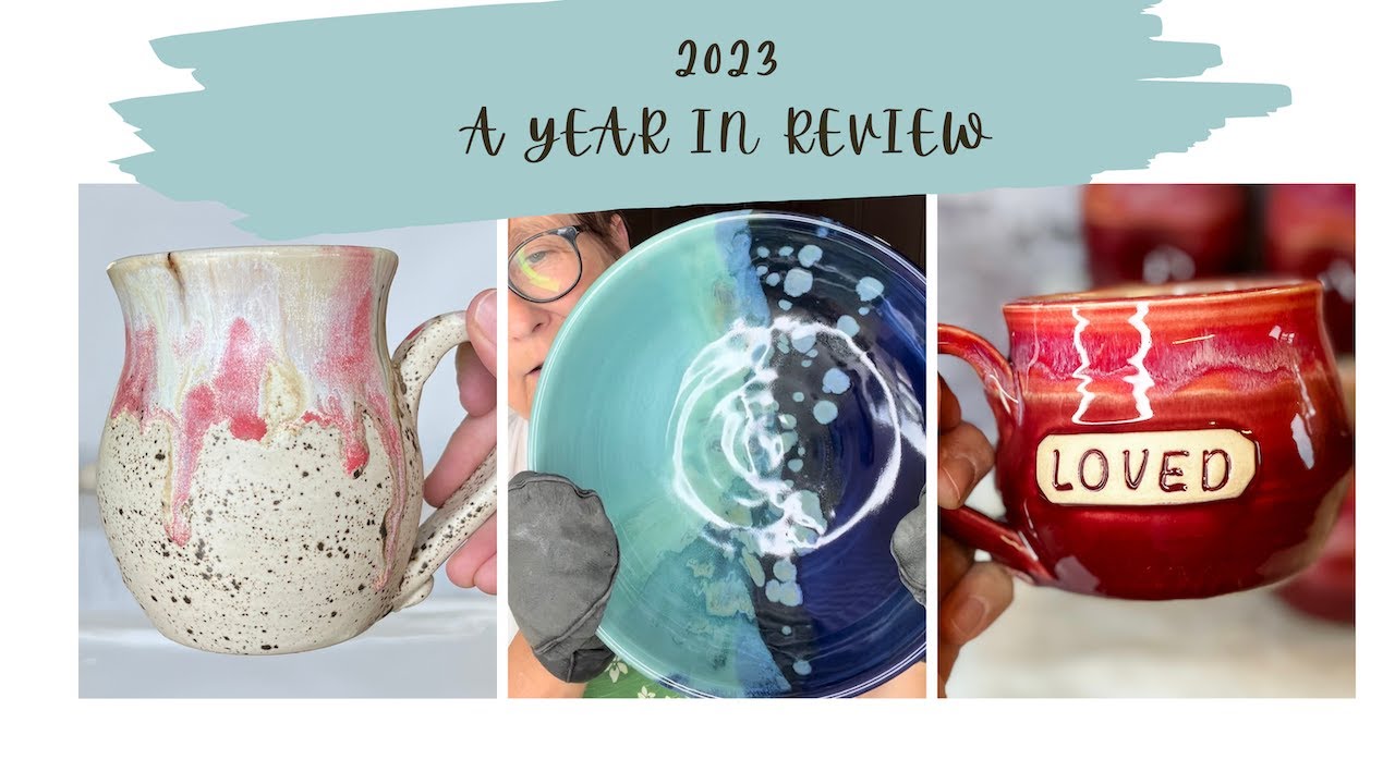 2023 A year in review, family, fun, pottery, and a look back at glaze combinations and pottery