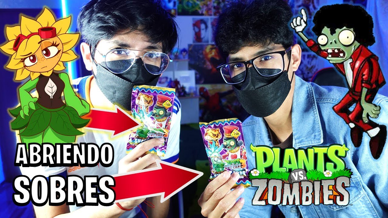 ABRIENDO SOBRES de PLANTAS🌻vs ZOMBIES🧟