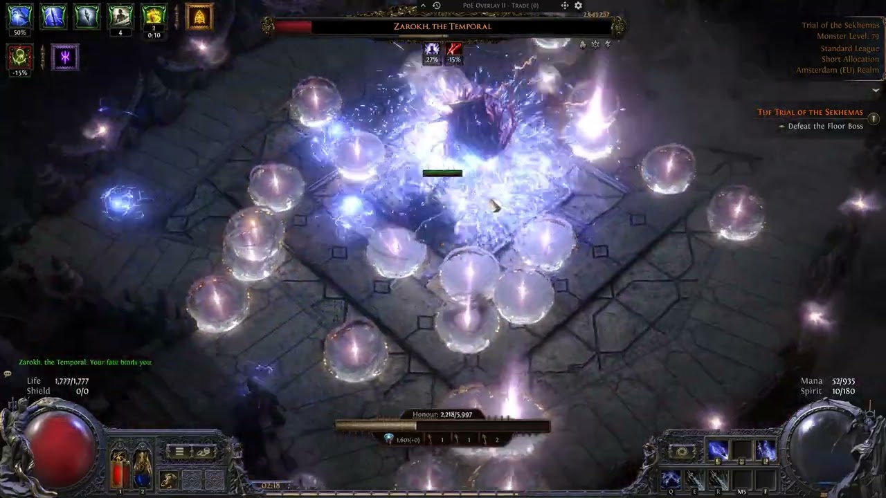 Path of Exile 2 - Last Ascendency - Zarokh boss fight