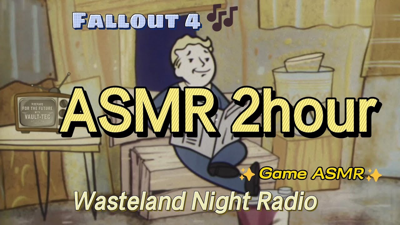 Fallout 4 Diamond City Radio 🎶 Vintage Wasteland Jazz | 3D Ambience & Game ASMR (Relax/Study)