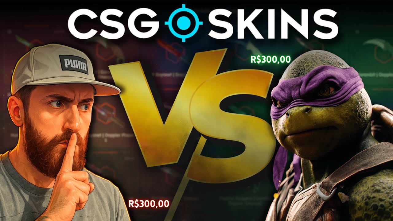 Fiz uma BATALHA de caixas no CSGOSKINS com o INSCRITO e no FINAL do saldo isso aconteceu! Profitei?