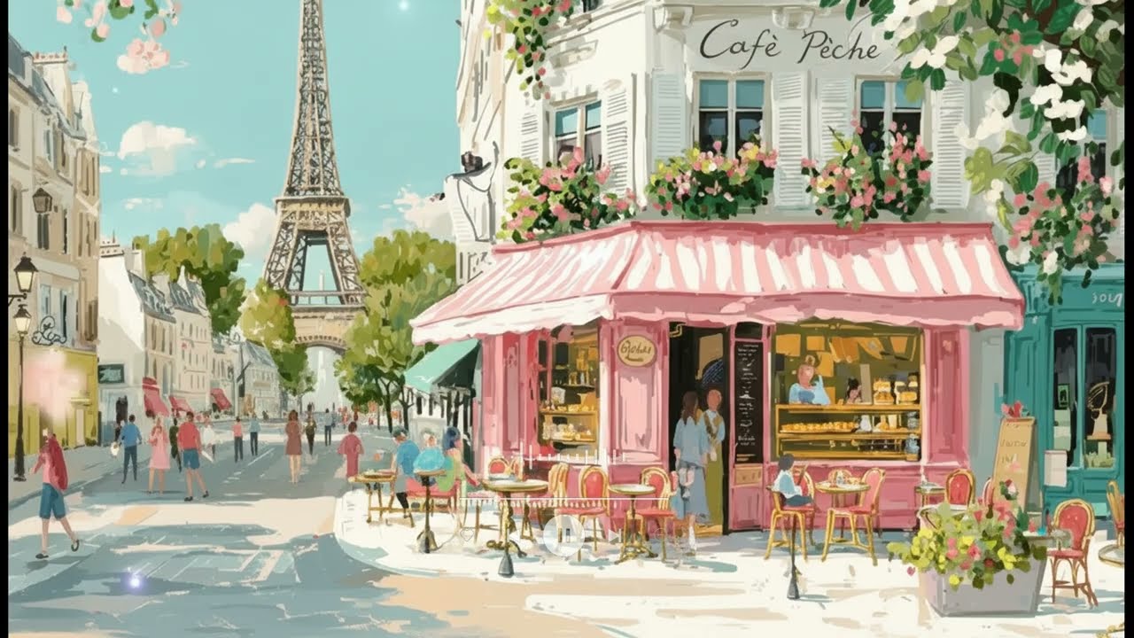 Paris Coffee & Croissant 🥐 French Instrumental Music Mood#frenchmusic #frenchmusic