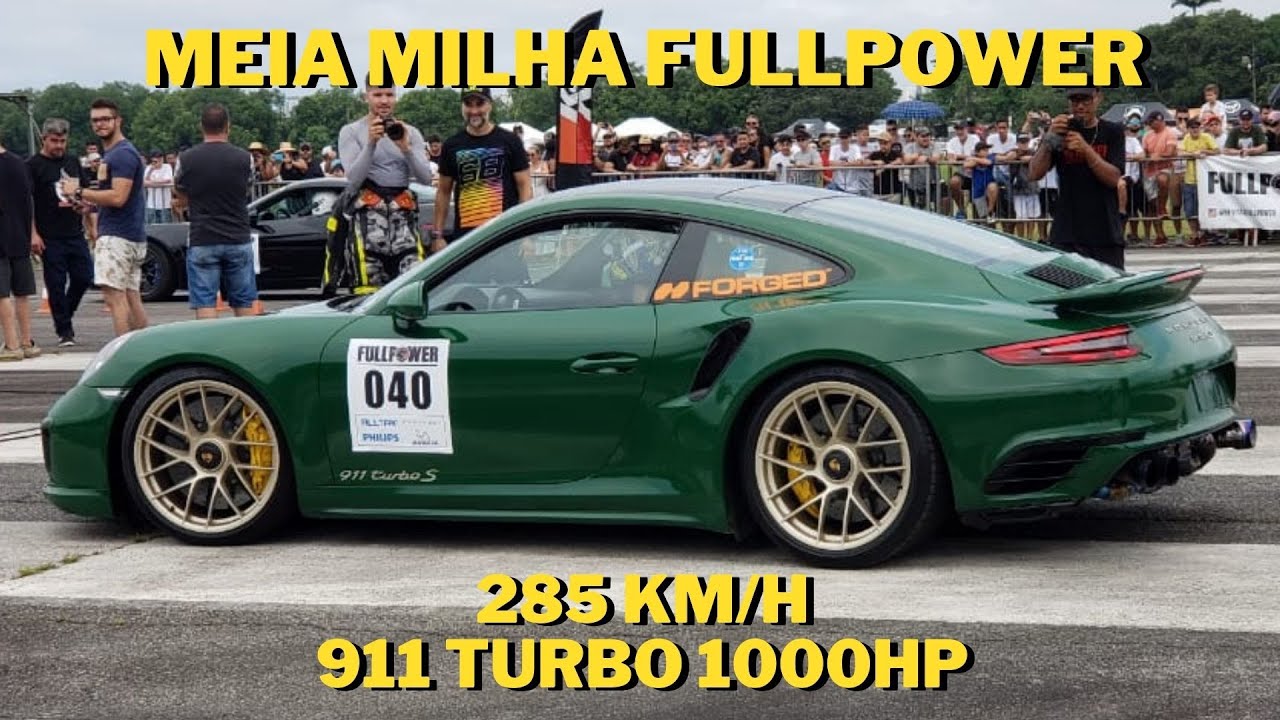 PORSCHE 911 TURBO 285KM 1000HP RED BRANDAO MEIA MILHA FULLPOWER  ( @Tsr.Imports )
