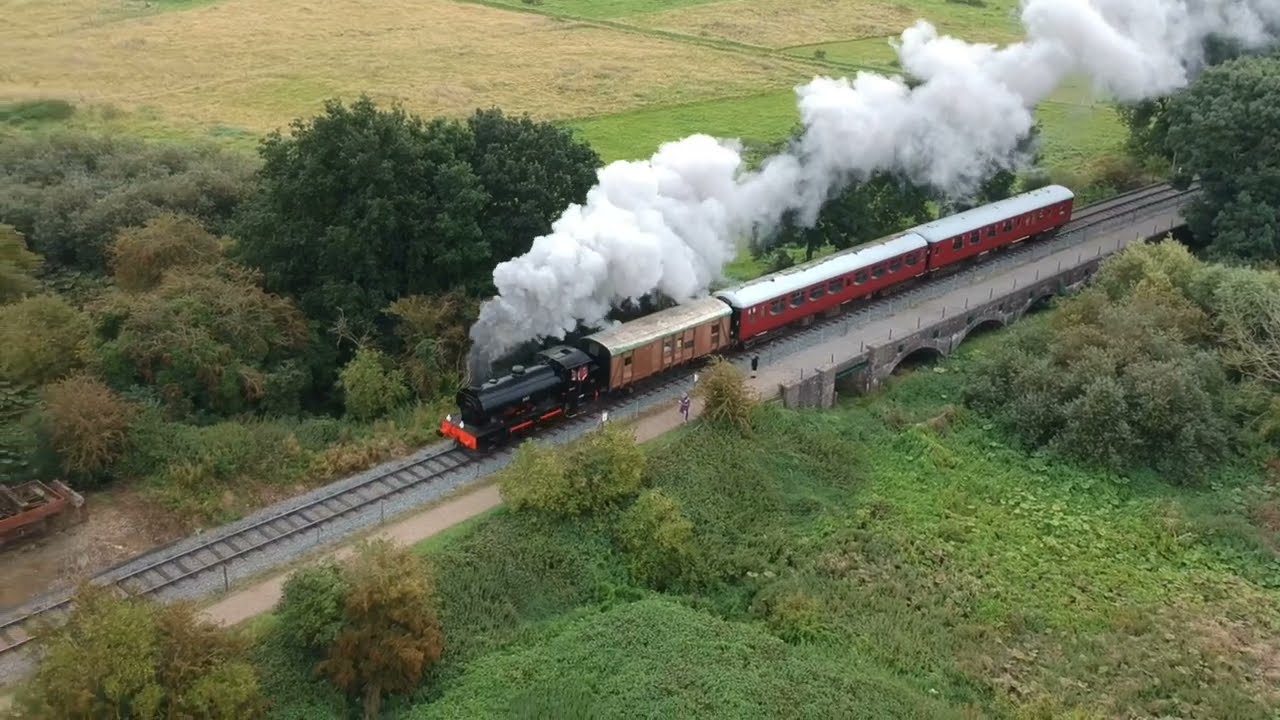 DAY 1 - Steam by Drone at Northampton & Lamport Railway Gala Weekend 26/8/2023