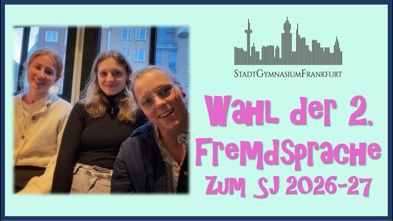 Wahl der 2. Fremdsprache zum SJ 2026-27