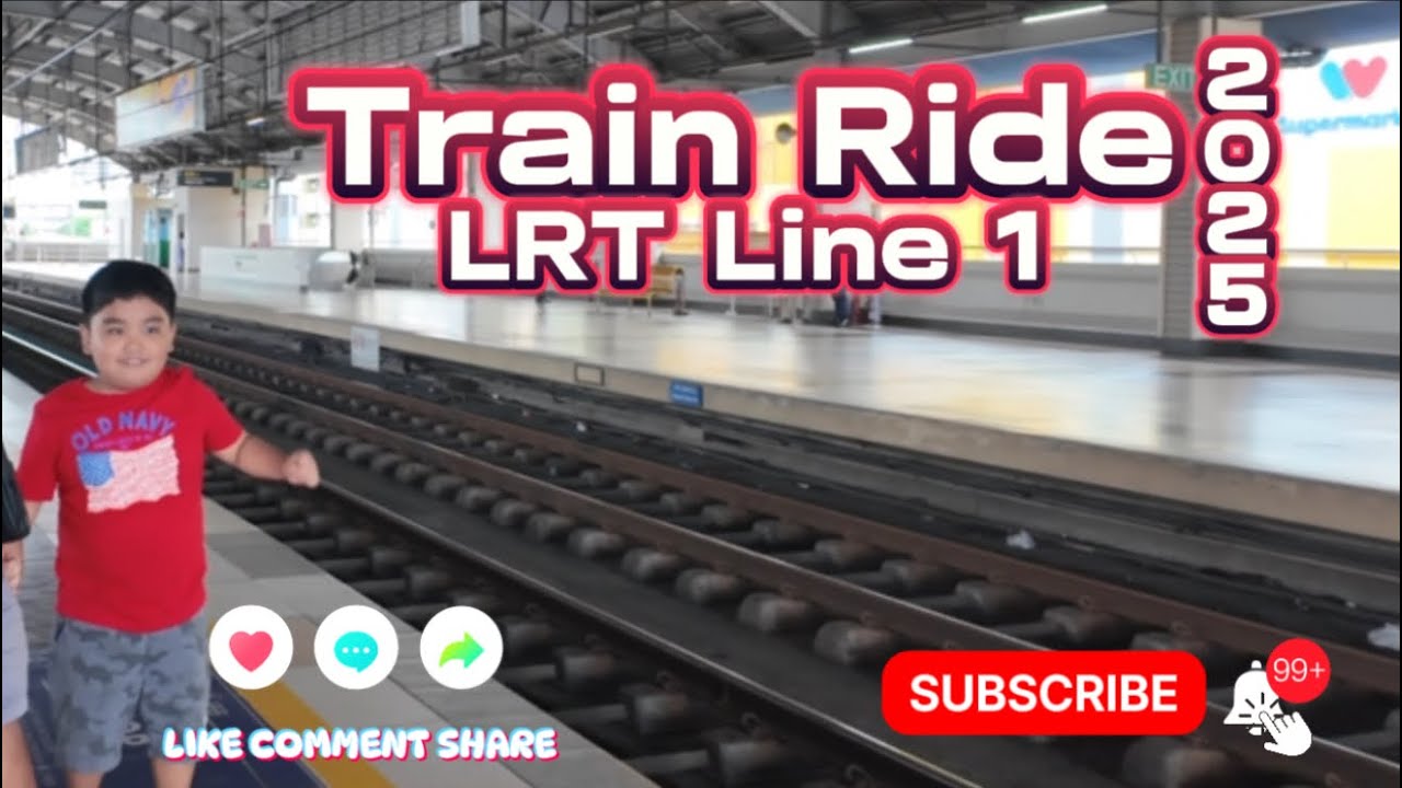 2025 Train Ride ‘LRT Line 1’ 🚊🚞 (FPJ Station - Dr. Santos Station)
