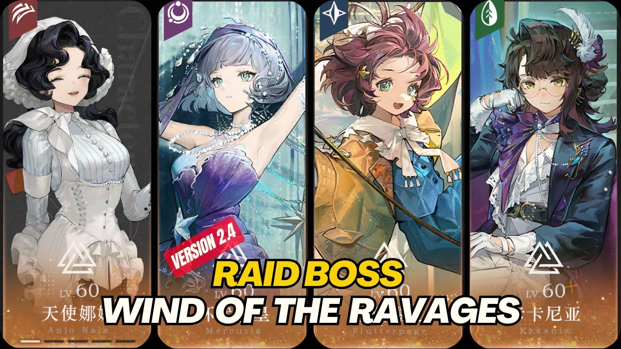 Reverse: 1999 CN - ANJO NALA & MERCURIA | Easy SSS Raid Boss 