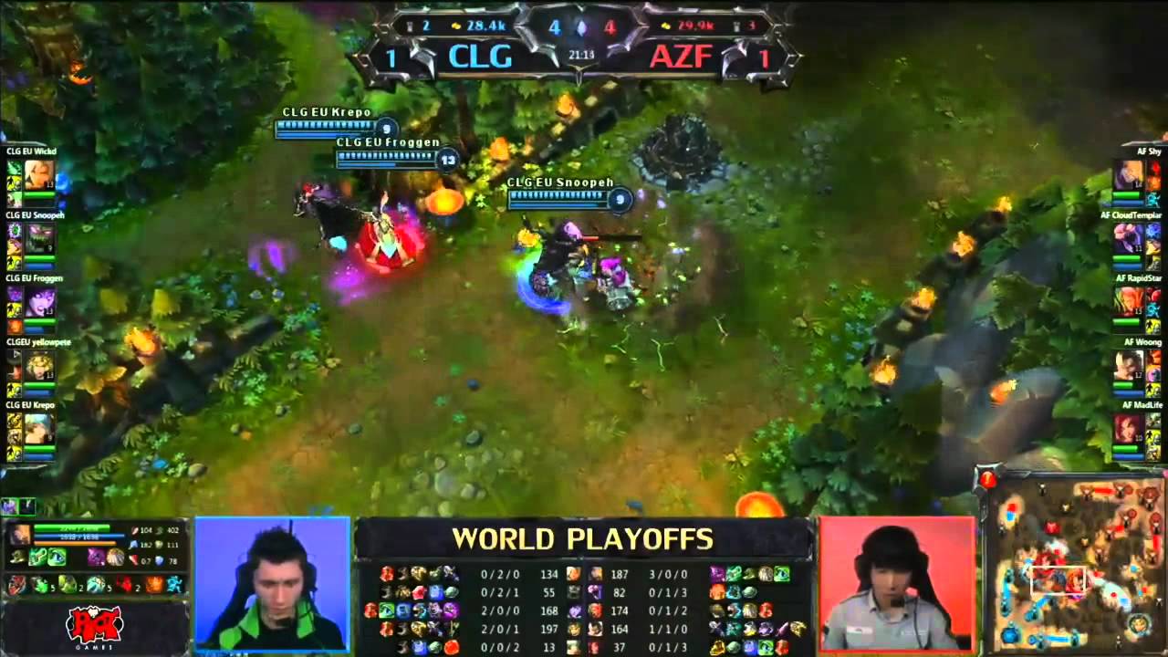 LoL World Championship CLGEU vs Azubu Frost (Game 3)