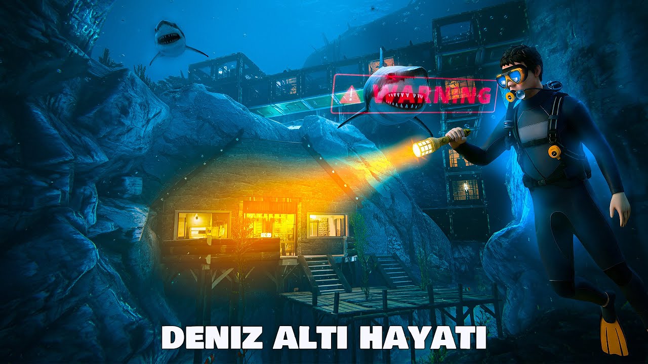 SU ALTI EVİNDE YAŞADIM ! RUST T&Uuml;RK&Ccedil;E