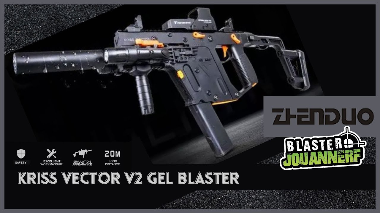 [REVUE] GEL BLASTER KRISS VECTOR V2 ZHENDUO . En Français Fr.