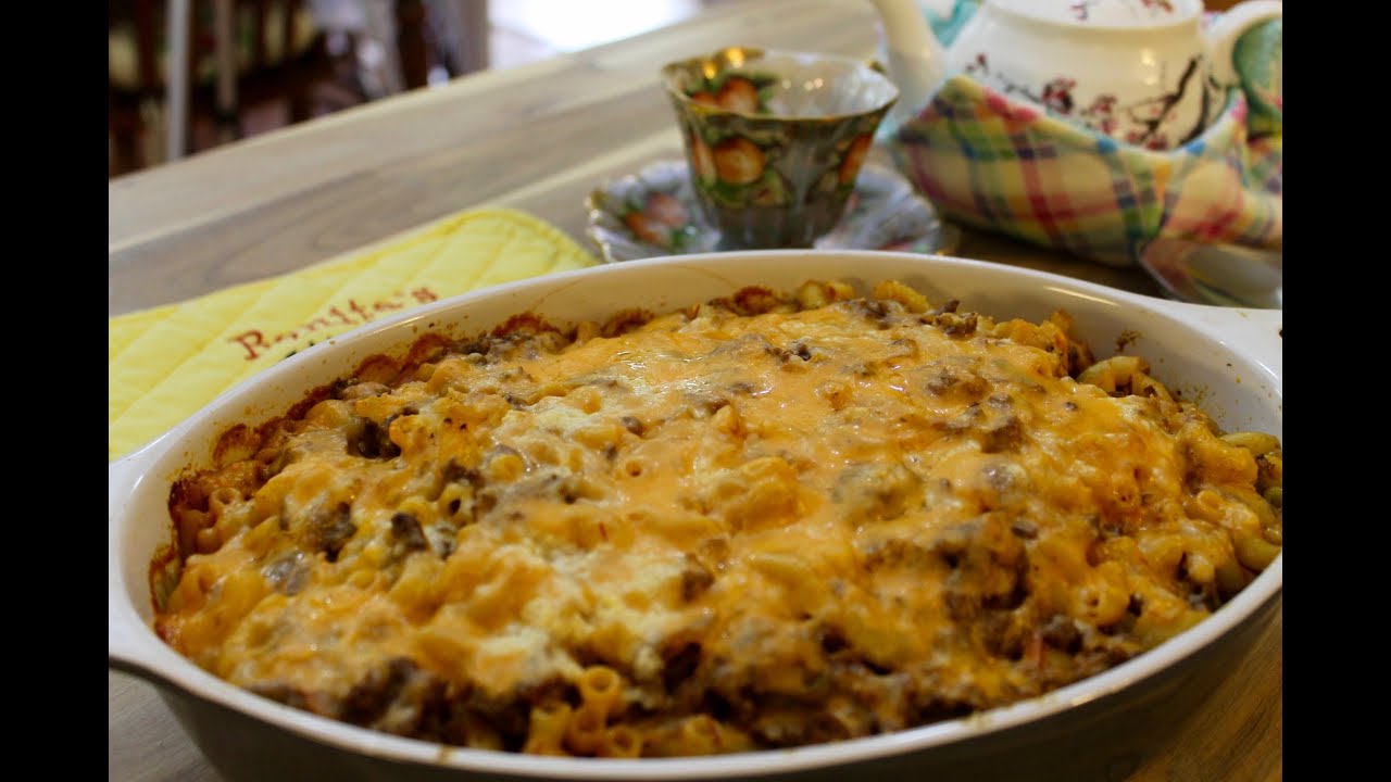 Cheesy Goulash Casserole - Bonita's Kitchen