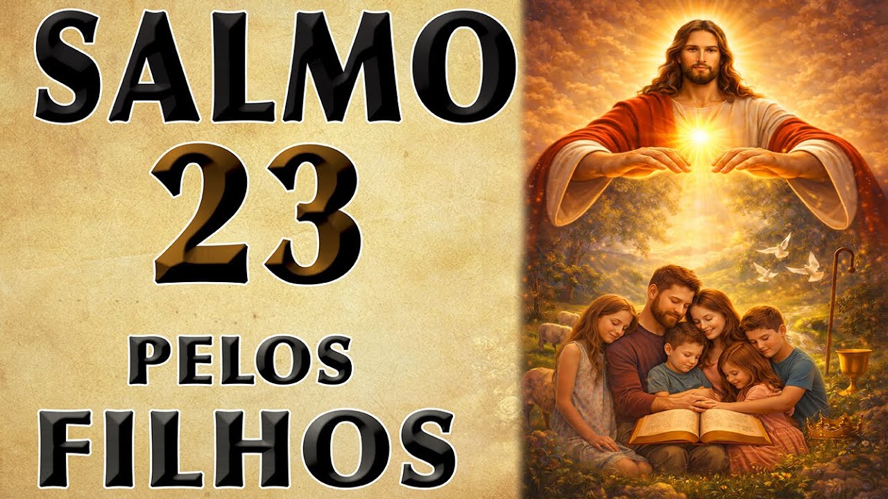 SALMO 23 PELOS FILHOS PARA PROTEÇÃO E BÊNÇÃO DE DEUS