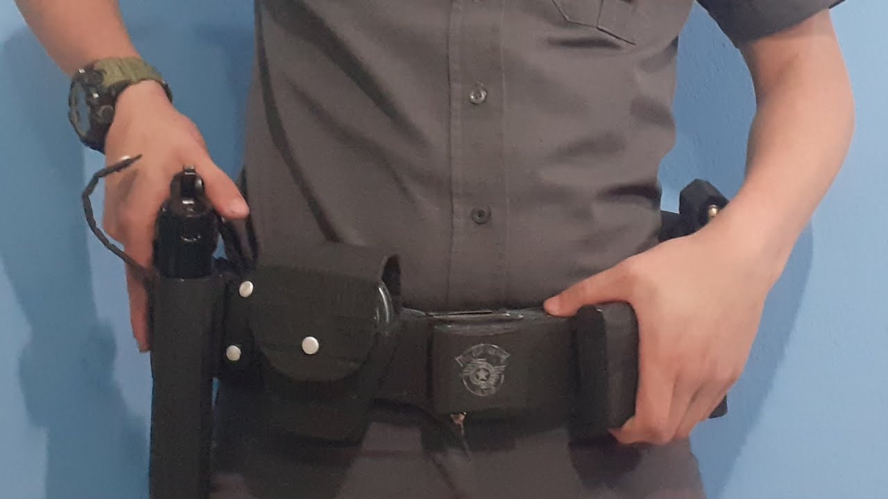 Como fazer um cinturão da Polícia Militar