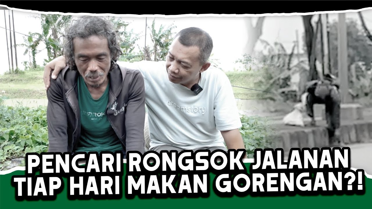 PRIA INI MENGENASKAN SEKALI ❗️😭❗️CARI BESI DIJALANAN DAN HANYA MAKAN GORENGAN SAJA