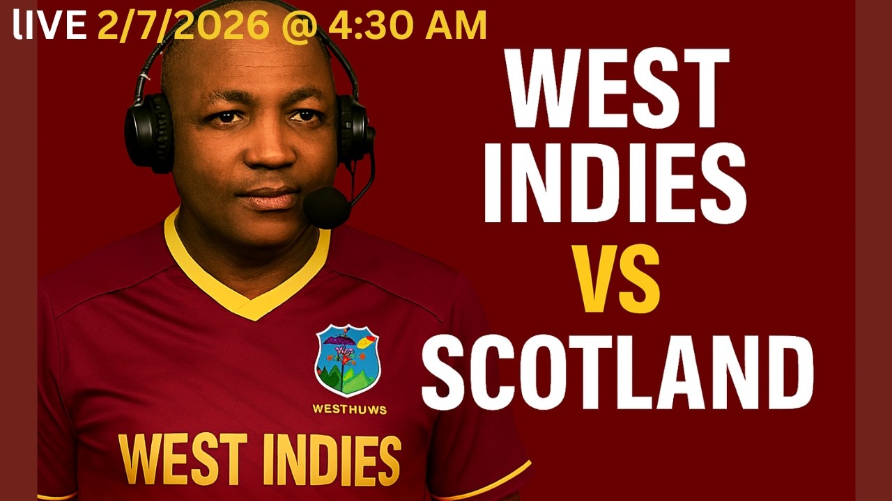 LIVE: WEST INDIES vs SCOTLAND 2026 World Cup Twitch Announcement.mp4