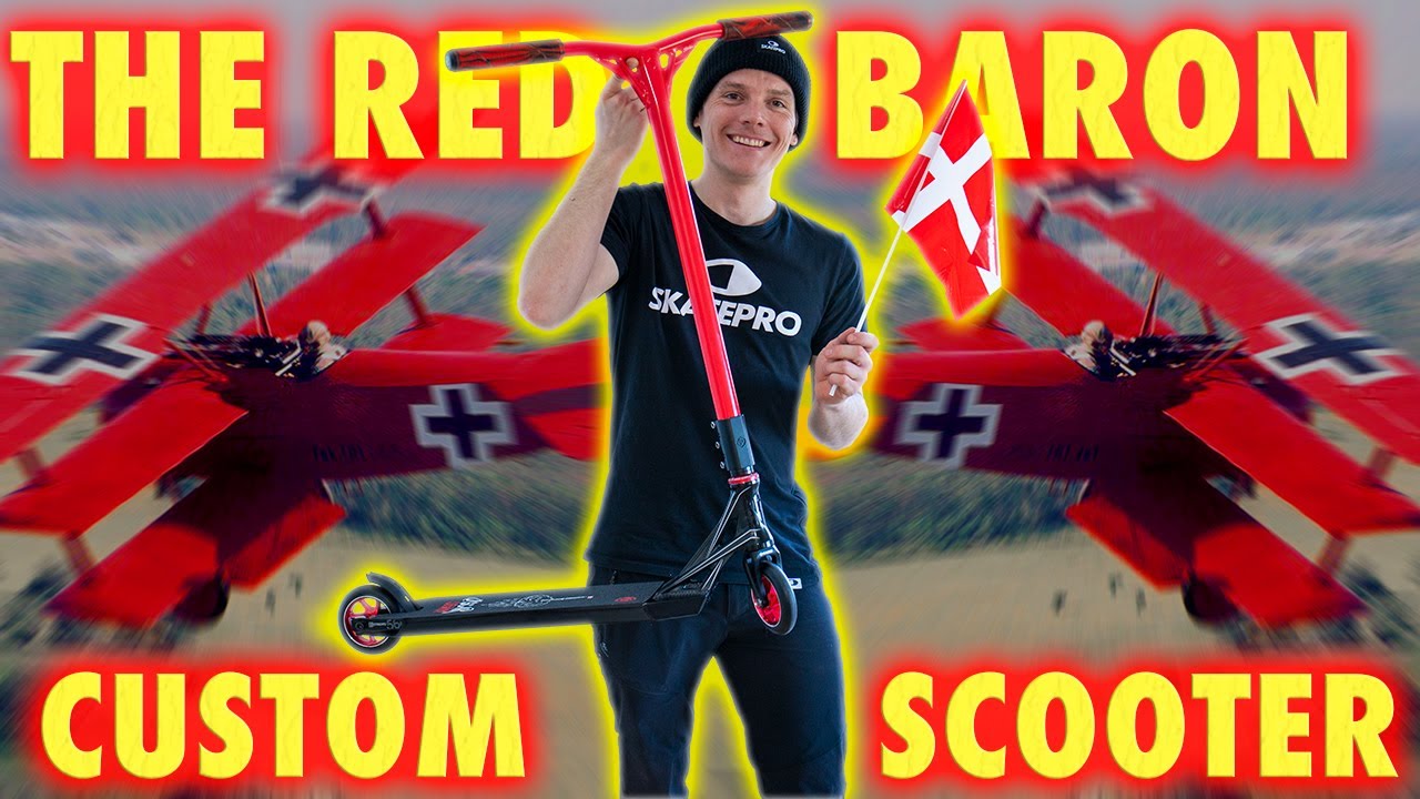 The Red Baron - Custom Scooter Build by SkatePro #11