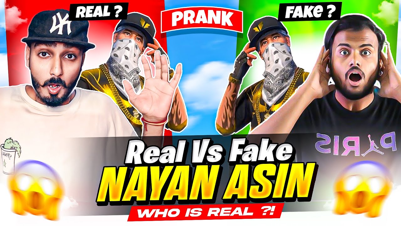 Fake Nayan Vs Real Nayan 😂 Nayan भाई तो पागल हो गये - GARENA FREE FIRE MAX