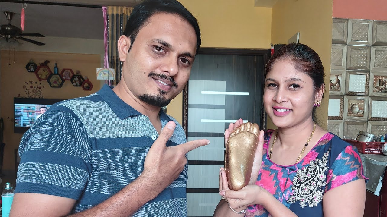 ಮಕ್ಕಳ ಪಾದದ ಅಚ್ಚು ಮಾಡುವ  ಕಂಪ್ಲೀಟ್  ಡೀಟೇಲ್ಸ್ ! Baby hands and legs casting l kannada vlog