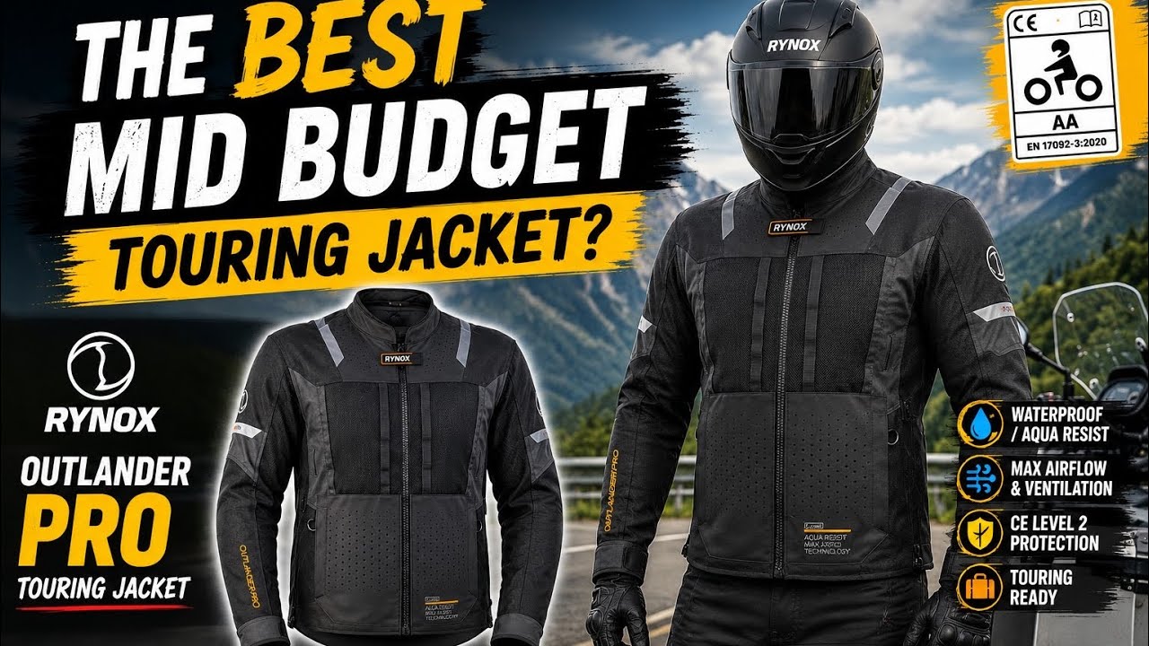 Best Riding Jacket Rynox Outlander Pro Jacket Review #rynox #riding #safety #kawasaki