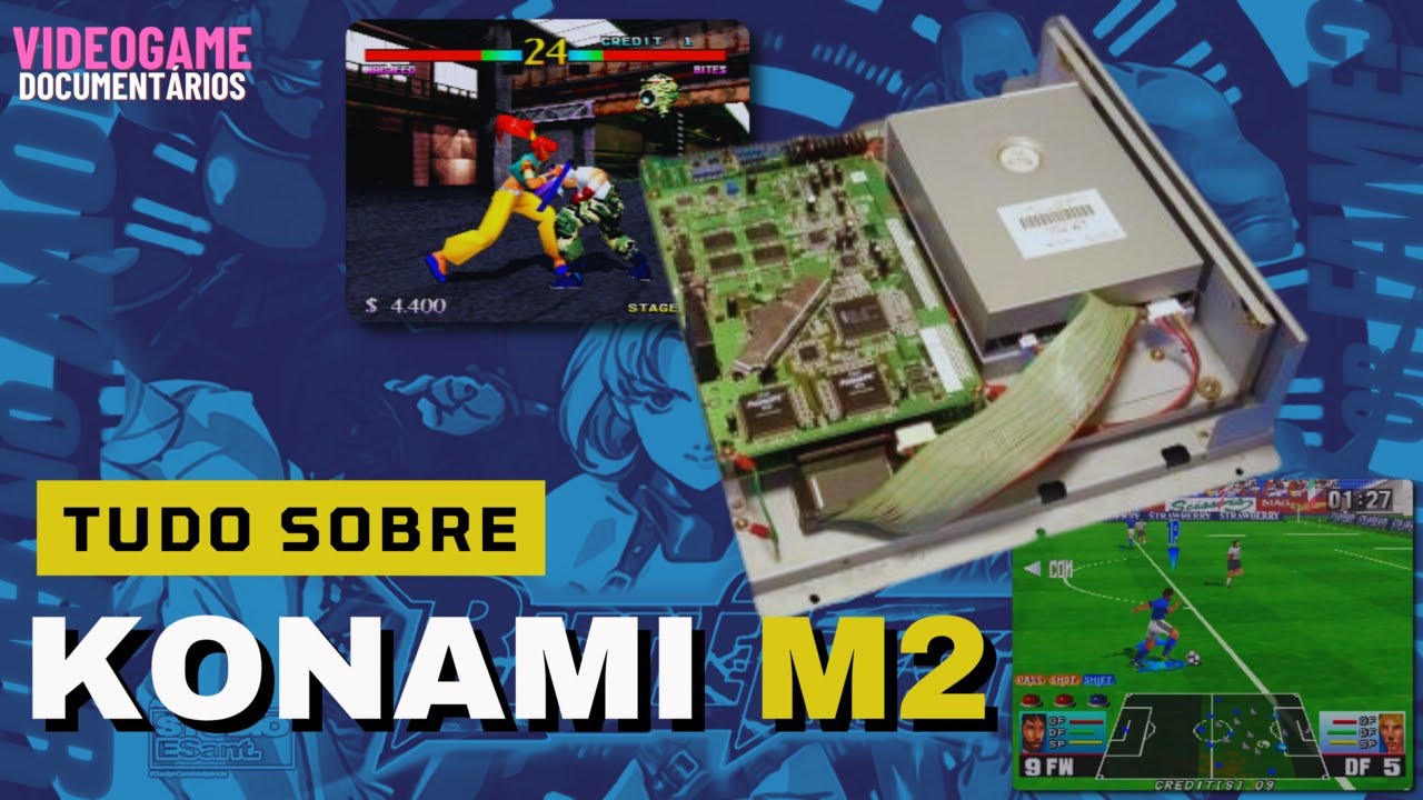KONAMI M2 I Hardware  com uma proposta ousada, na era de ouro dos Arcades poligonais
