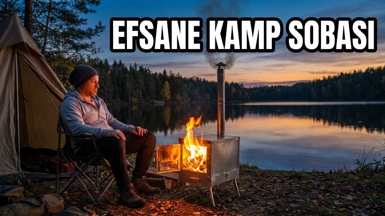 katlanır kamp sobası yapıoruz ( camping stove  )